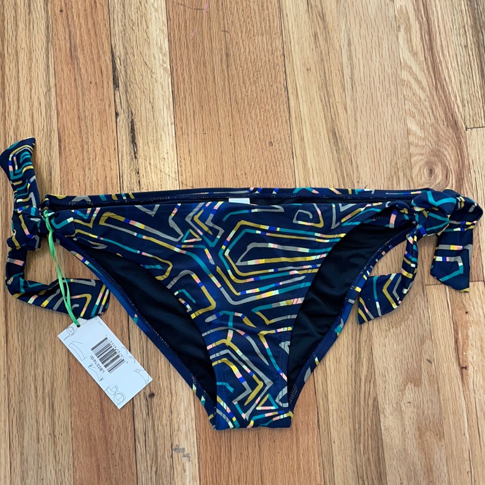 NWT Lilly & Lime Side Tie Hipster Swim Bottoms